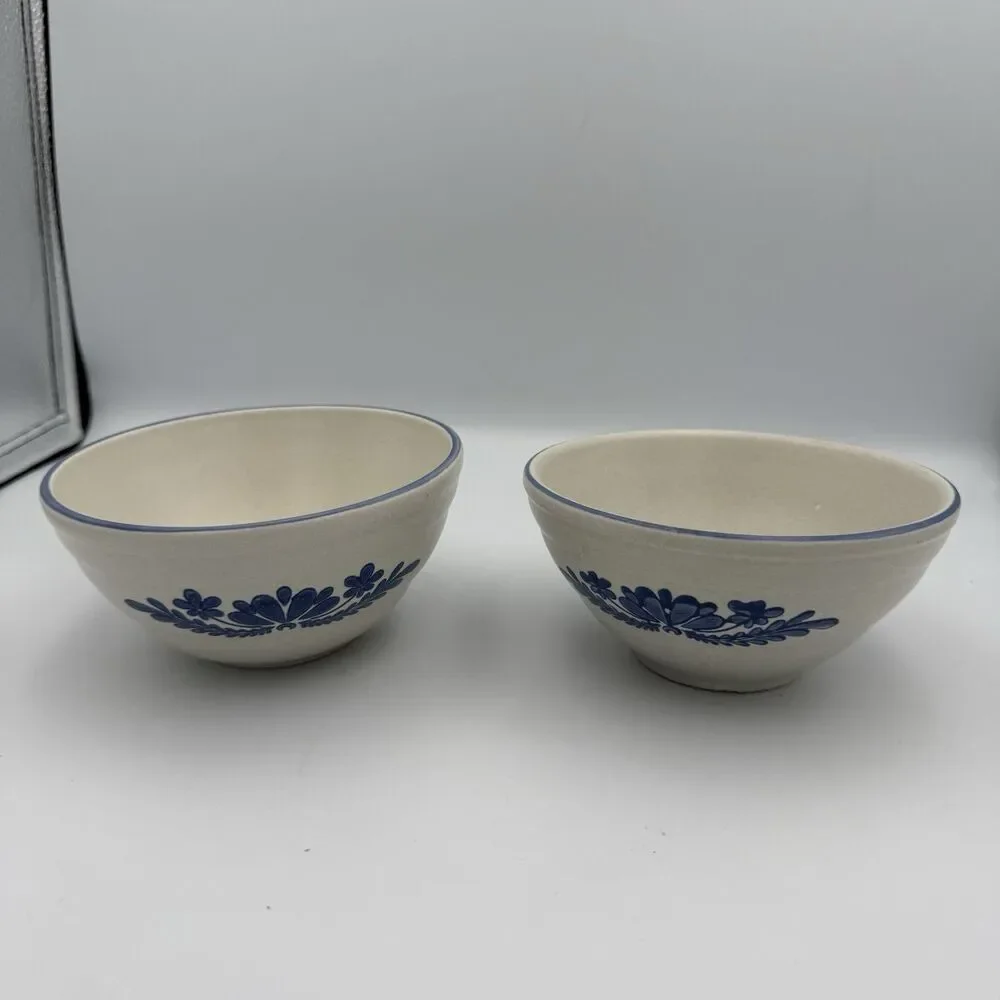 Vintage Pfaltzgraff Yorktowne 456 Mixing Bowls 5.75